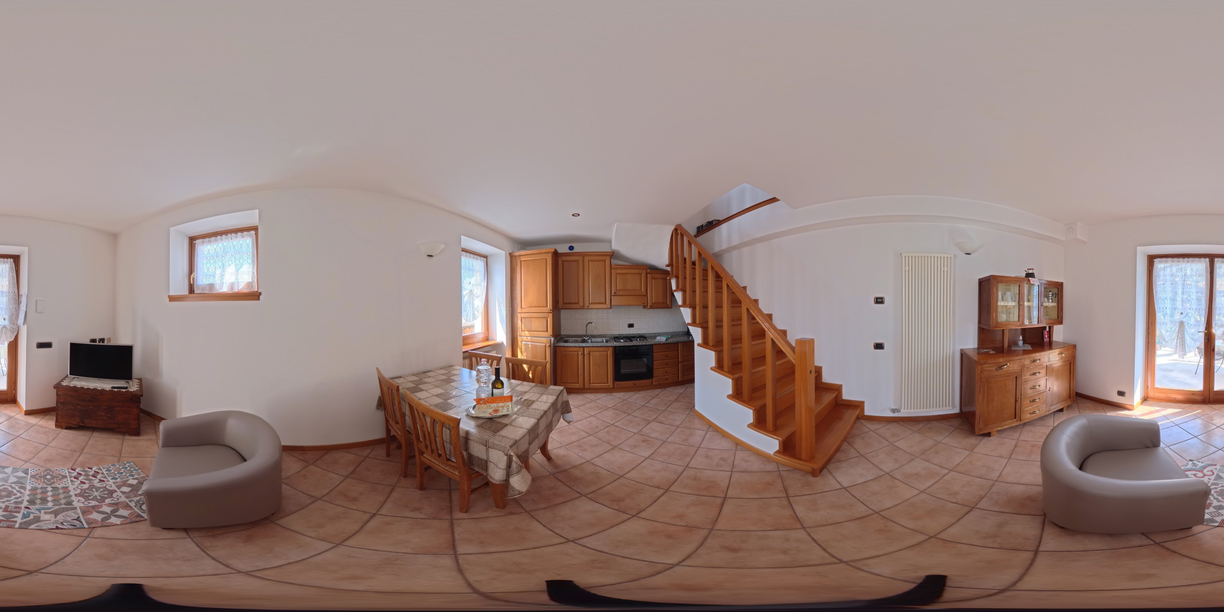 Cucina e sala de Il Melograno